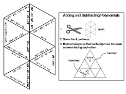 See our guide on how to change browser print settings to customize headers and footers before printing. Adding And Subtracting Polynomials Game Math Tarsia Puzzle Teaching Resources