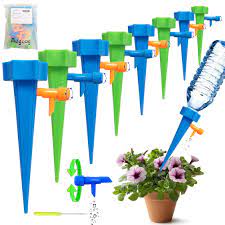 18 Pcs Plant Waterer Self Watering Spike Slow Release Vacation Plants Watering System Automatic Watering Devices With Control Valve Switch For Outdoor Indoor Plants Tree Buy Online In Bahamas At Bahamas Desertcart Com Productid