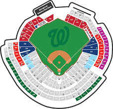 Washington Nationals Stadium Seating Chart Nationals Park
