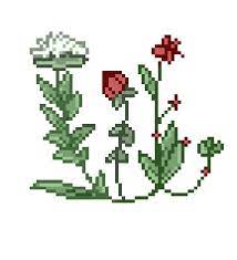 They say the earth laughs in flowers. Floral Pixel Art Design Pixel Art Background Pixel Art