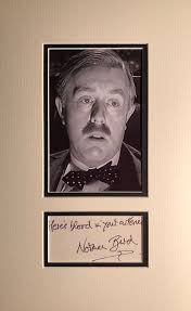 Norman Bird Autograph Page Mounted