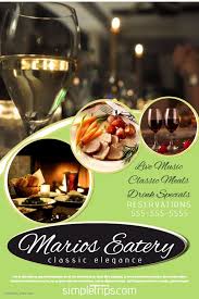 Pin On Restaurant Poster Templates