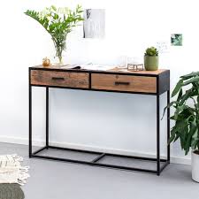Koop direct online of in één van onze winkels. Sohome Sidetable Georgia Riverwood En Staal 120cm Met 2 Laden Sh0203 Sohome