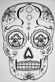 Pin By Andrea Christian On Tattoo Ideas Skull Stencil Sugar Skull Stencil Skull Template