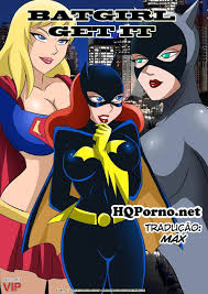 Sexo lésbico com Batgirl, SuperGirl e Mulher Gato - Hentai → Super Hentai