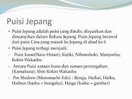 Pasalnya mereka seringkali mencampur adukkan bahasa indonesia, bahasa daerah. Ppt Puisi Jepang Powerpoint Presentation Free Download Id 2464765