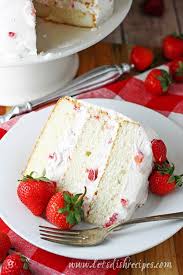 Strawberries Cream Cake Recipe Strawberry Cream Cakes Savoury Cake Strawberry Ice Cream Cake