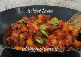 Biarkan sejenak dan terlihat agak mendidih barulah. Resep Sambal Goreng Kentang Ati Ampela Pete Oleh Fatimah Djarkasih Cookpad