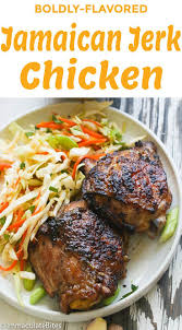 Jamaican Jerk Chicken Jamaican Chickenrecipes Dinner Grill Spices Easyrecipe Simple Jamaican Jerk Chicken Jerk Chicken Recipe Jamaican Recipes