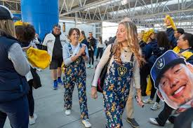 Brewers fans celebrate NLDS playoffs vs the Cubs