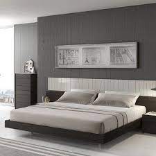 J M Furniture Porto Platform Bed In Light Grey Wenge Platform Bedroom Sets Bedroom Furniture Sets Bedroom Interior