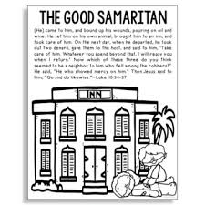 Peter and john in prison. Good Samaritan Story Worksheets Teaching Resources Tpt