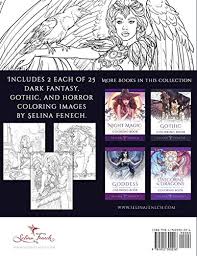 Tea time greyscale coloring book. Dark Fantasy Coloring Book Grim And Gothic Pricepulse