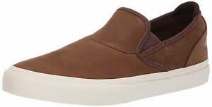 details about emerica mens wino g6 slip on skate shoe brown size 7 5 wh7k