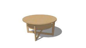Helps you keep your things organised and the table top clear. Table Ikea Vejmon Coffee Table 3d Warehouse
