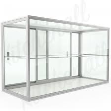 Custom Glass 30 Countertop Straight Glass Food Display Case Dry Countertop Display Case Countertops Countertop Display