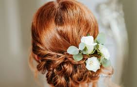 As featured on the cover of an essex wedding magazine marina is a renowned wedding hair stylist based in the south east with over 25 years' experience in the industry specialising in occasion, wedding and fashion hair styling. Rose Wedding Hair Flowers Pure Botanics