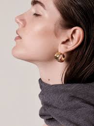 Faye hoop earrings by Ruddock