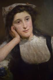 Proantic: Marie Aimée Lucas-robiquet Young Orientalist Woman In Tambo