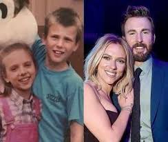 Check spelling or type a new query. Chris Evans Scarlett Johnsson Childhood Photo Chris Evans Scarlett Johansson Marvel Couples Black Widow Marvel