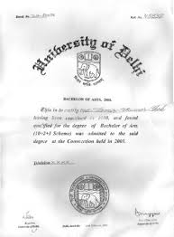 Delhi university (du) is a public central collegiate university which offers admission in multiple known for its high standards in teaching and research, delhi university is one of the largest. Frame Certificates Graduation Degree Certificate India