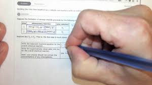 The exponents in a rate law describe the effects of the reactant concentrations on the reaction rate and define the reaction order. 16 4d Writing The Rate Law Implied By A Simple Mechanism With An Initial Slow Step Youtube
