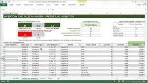 Inventory And Sales Manager Excel Template Inventory Management Software Spreadsheet Template Excel Templates