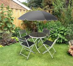 Salon De Jardin Table Chaise Sicile Parasol Gris Anthracite Table Et Chaises Meuble Jardin Salon De Jardin Gris