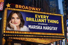 In her Broadway Era 🖤 Can't wait to see Mariska's name and face on the marquees in NYC! Who else is going to see Mariska on Broadway? #mariskahargitay #mariska #broadway #broadwaydebut #everybrilliantthing