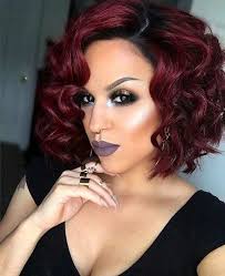 Hey my og's ♛♛ #ogemilee video hair: 31 Short Bob Hairstyles To Inspire Your Next Look Stayglam Burgundy Hair Hair Styles Curly Bob Hairstyles