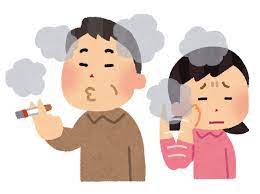 迷惑な煙草の臭いのイラスト | かわいいフリー素材集 いらすとや さん