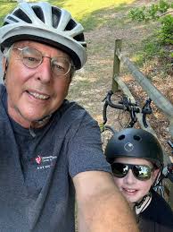 Make a ride with his Grand Dad :-)