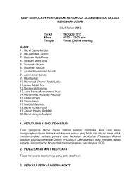 Surat perlantikan pengetua kepada guru penasihat. Minit Meeting 19 8 13