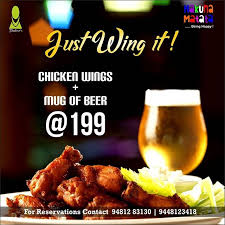 Just Wing It Chicken Wings Mug Of Beer 199 Chicken Wings Chicken Food