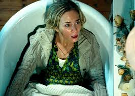 She must've moved the bath. Emily Blunt John Krasinski On Filming A Quiet Place Bathtub Scene Ew Com
