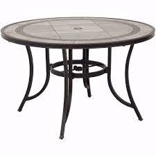 60 inch round patio table with umbrella hole. Barnwood 60 Round Tile Top Patio Table T R60 T6 Barnwd Afw Com