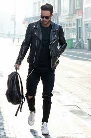 Leather Jackets For Men Online India Mannenoutfits Herenmode Heren Outfits