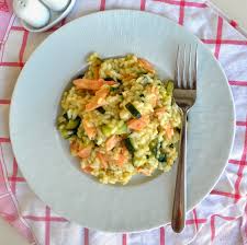 Be careful not to overcook it, though, or it will be stodgy. Risotto With Smoked Salmon And Zucchini Risotto Recipes Easy Salmon Dishes Smoked Salmon