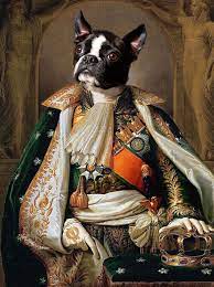 Choose your royal pet portrait. Custom Pet Portrait Renaissance Pet Portrait Regal Pet Portrait Royal Pet Portrait Historical Portrait Fine Art Print Or Digital File In 2021 Animal Portraits Art Pet Portraits Dog Canvas Painting