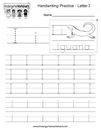 These free printable letter tracing worksheets for are a fun way for kids to work on writing lowercase and capital letters. Writing The Letter I Worksheets 99worksheets