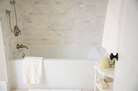 Calacatta gold marble shower the marble shower tile is really the highlight of this entire girls bathroom remodel. Calacatta Gold Subway Tiles Transitional Bathroom Lvz Design