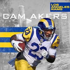 Will it be the rising rookie cam akers? Shout Out To Jbrofonk On Twitter For This Dope Picture Of Cam Akers Losangelesrams