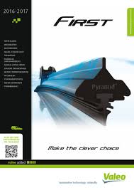 European Valeo First Wiper Blade Catalogue 2016 2017 953268