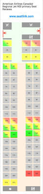 american airlines canadair regional jet 900 primary seating