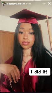 Proud of Kapriece Jointer, who earned her Silver Cord freshman year. She  was in Student Leadership for all 4 years, participating in every assembly;  dance; trunk or treat; blood drive & wherever she ...