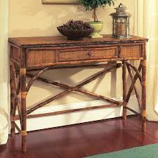 This section offers indoor and outdoor wicker and rattan console tables to fit your décor. Coastal Bamboo Console Table With Drawer Beach Decor Shop