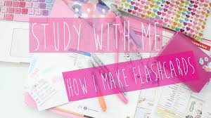 Feel free to color code particular information. Study With Me How I Make Flashcards Youtube