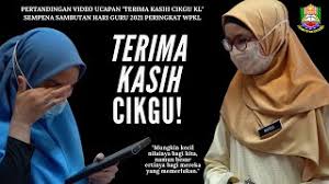 Cara membalas ucapan terima kasih. Terima Kasih Cikgu By Malurian Kids Terimakasihcikgukl Youtube