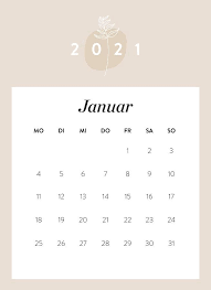 Monatskalender 2021 zum ausdrucken kostenlos : Schoner Jahreskalender 2021 Zum Ausdrucken Westwing