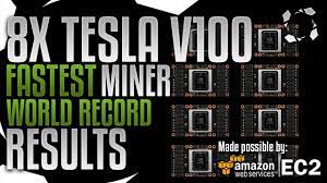 The graph below shows how ethereum mining is increasingly difficult: 8x Tesla V100 World Record Fastest Miner Results On A 100 000 Aws Server Youtube